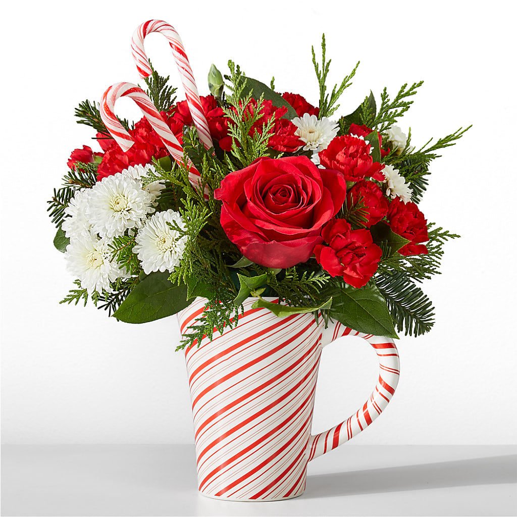 Peppermint Swirl Mug – The Flower Garden, Nettleton MS