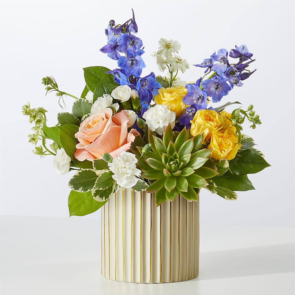 Cobalt Reverie Bouquet – The Flower Garden, Nettleton MS
