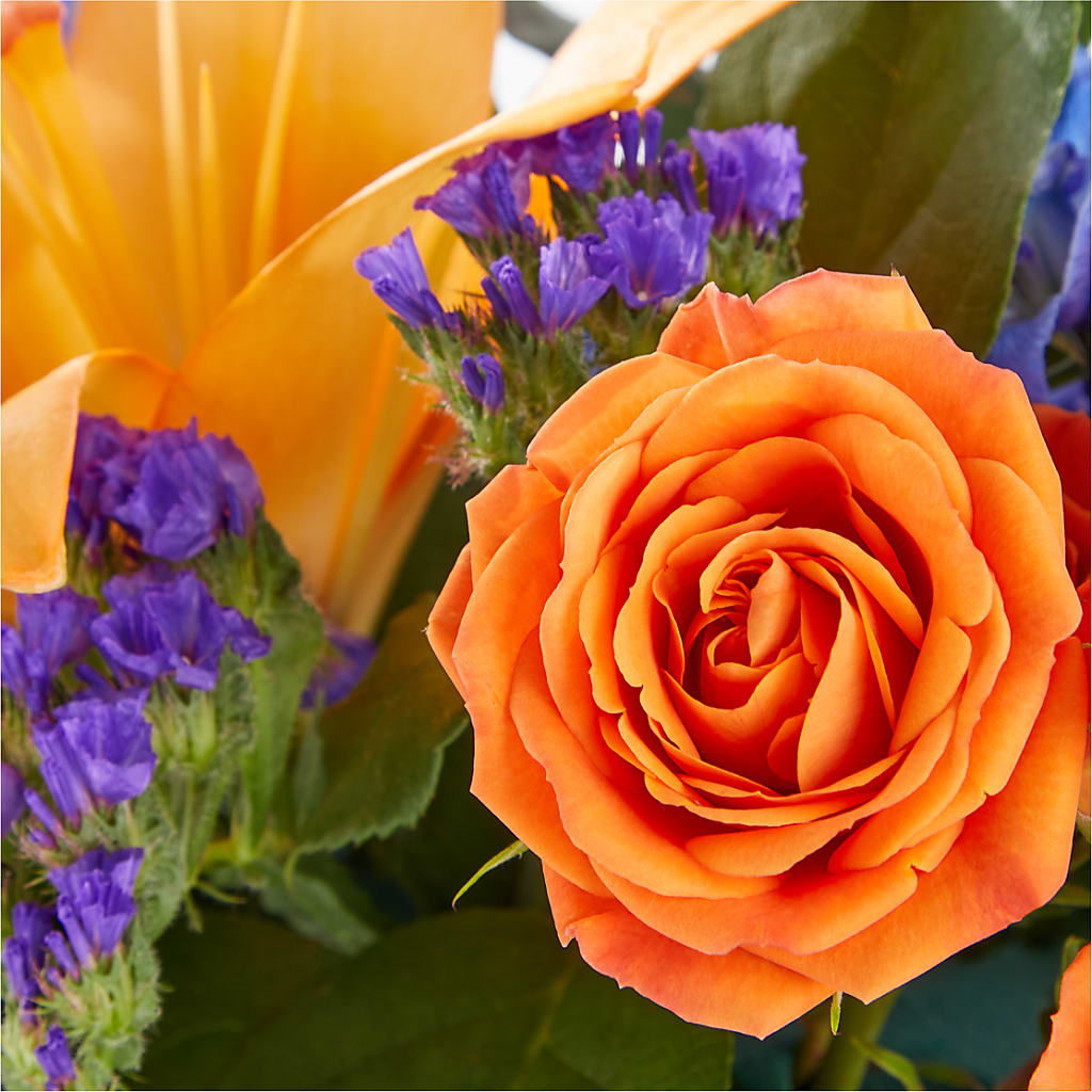 Radiant Citrus Box Bouquet – The Flower Garden, Nettleton MS