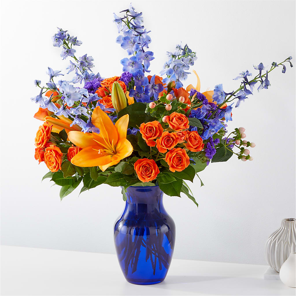 Radiant Citrus Bouquet – The Flower Garden, Nettleton MS