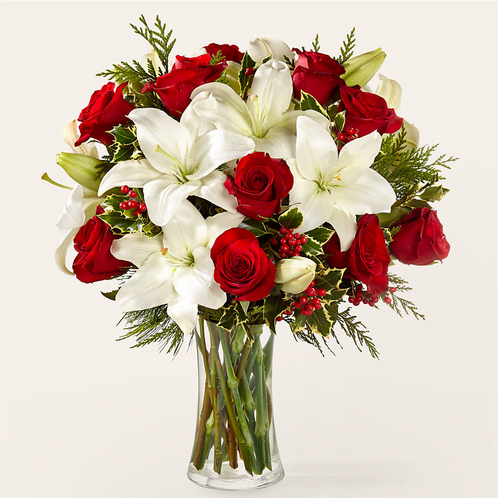 Sparkling Snowflakes Bouquet – The Flower Garden, Nettleton MS