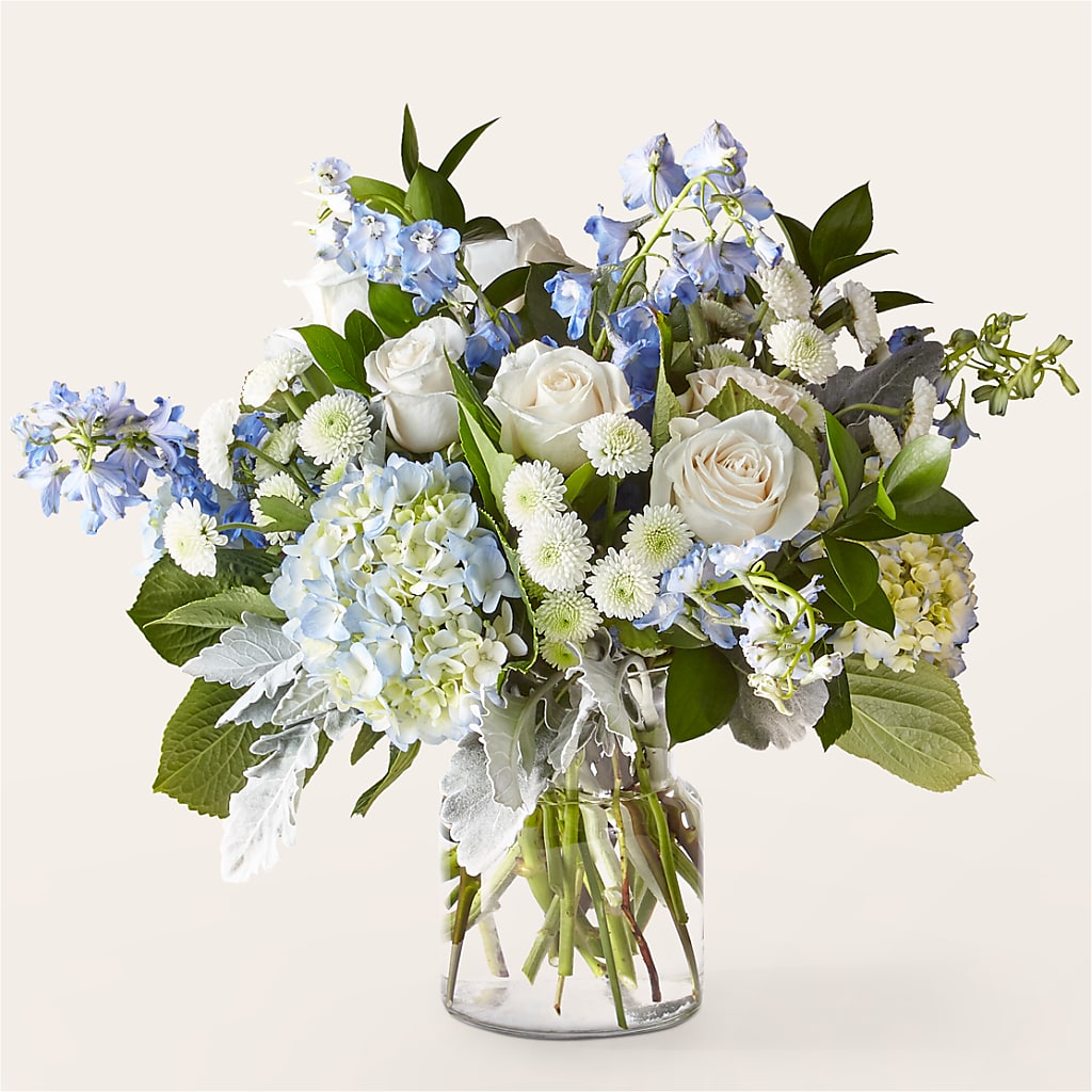 Clear Skies Bouquet – The Flower Garden, Nettleton MS