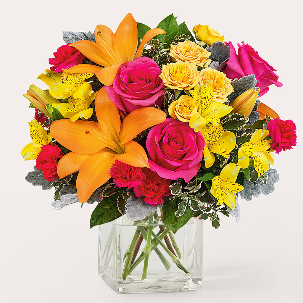 To the Tropics Bouquet – The Flower Garden, Nettleton MS