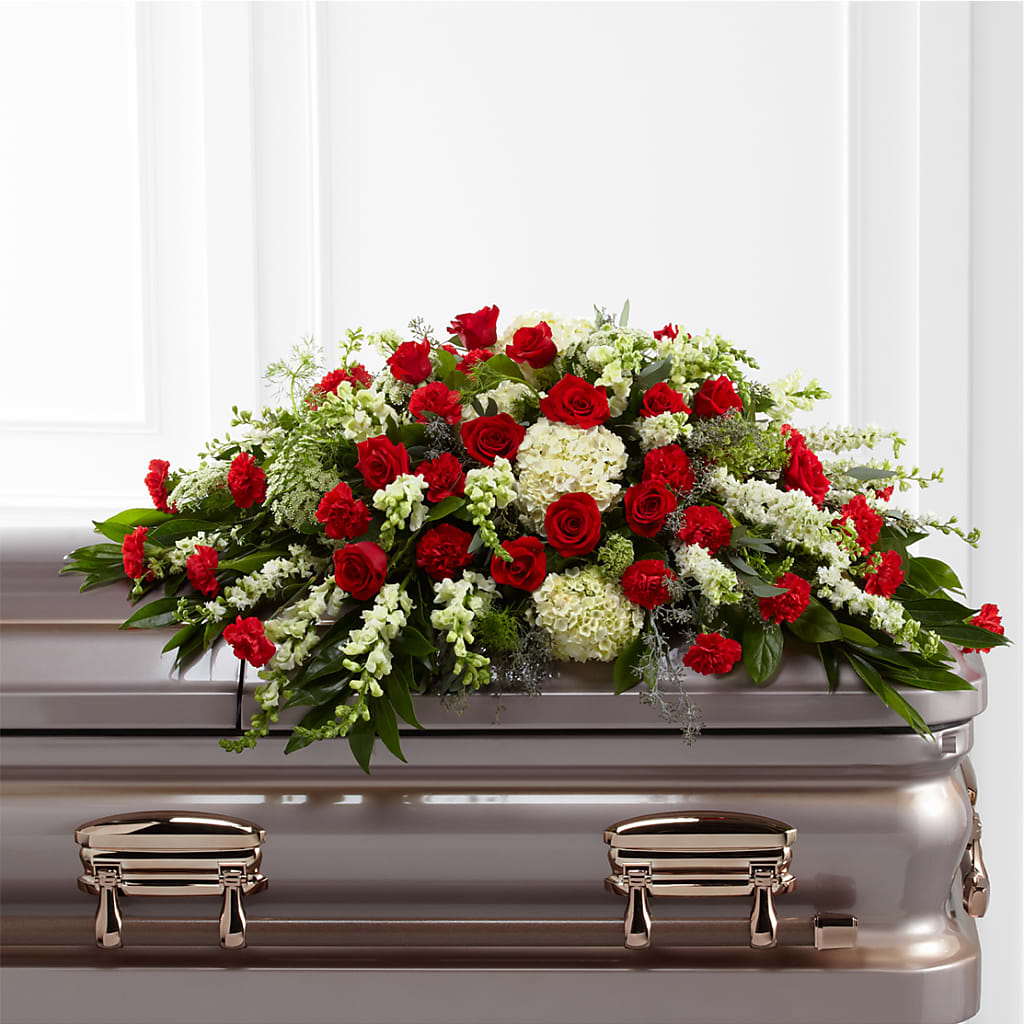 Sincerity Casket Spray – The Flower Garden, Nettleton MS