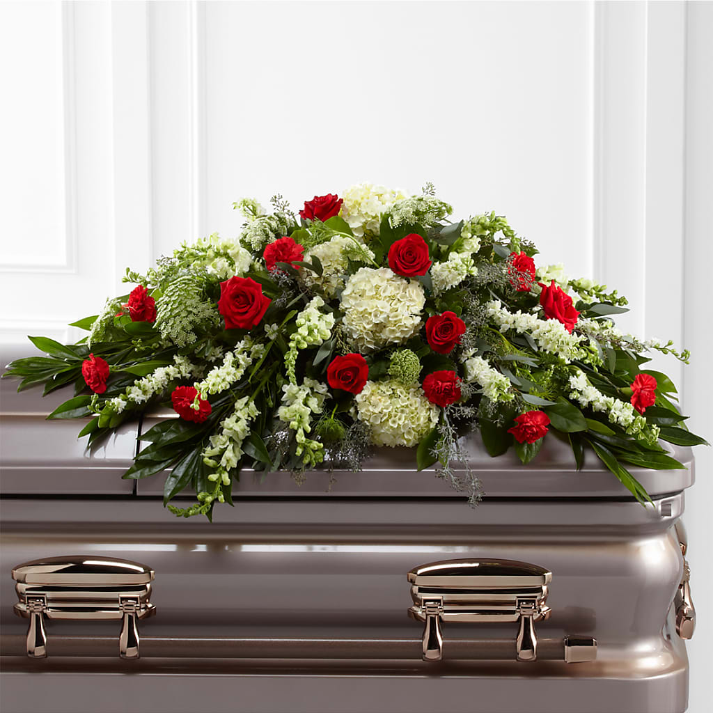 Sincerity Casket Spray – The Flower Garden, Nettleton MS