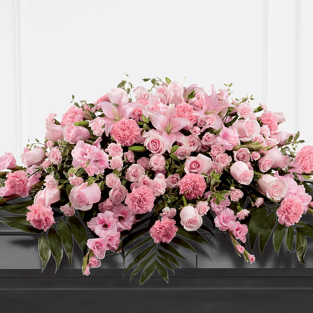 Garden of Comfort Casket Spray (Standard) – The Flower Garden, Nettleton MS
