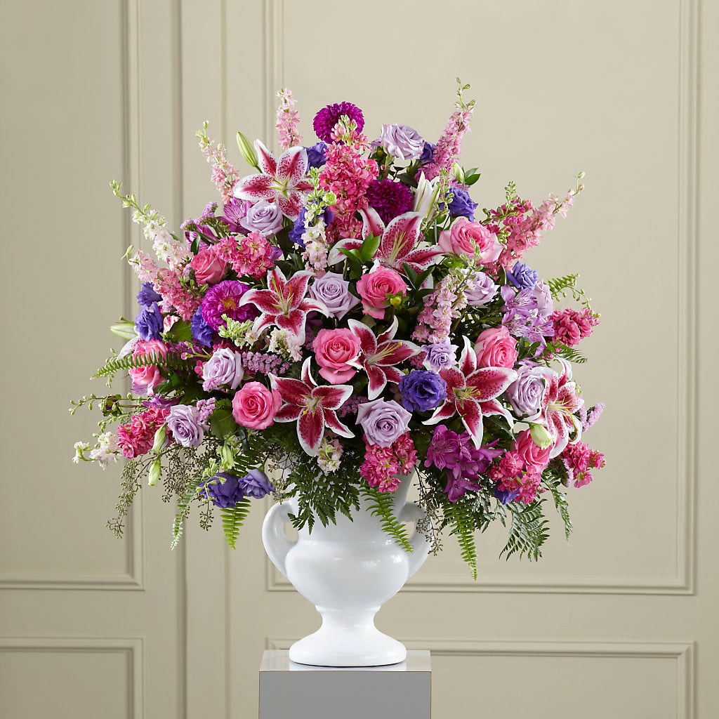 Peaceful Tribute Arrangement – The Flower Garden, Nettleton MS
