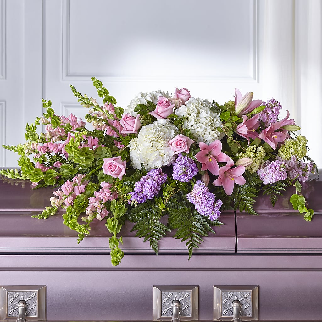 Life's Gratitude Casket Spray – The Flower Garden, Nettleton MS