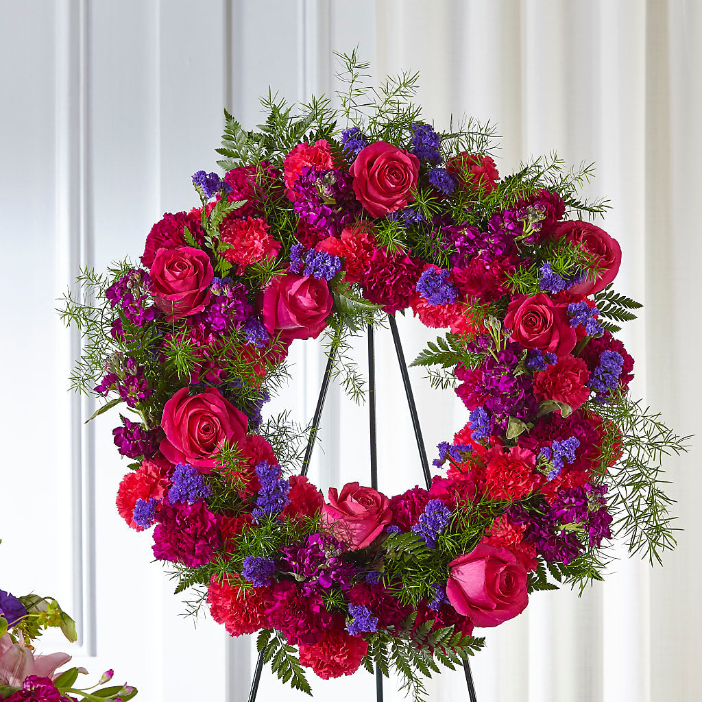 Calming Colors Wreath – The Flower Garden, Nettleton MS