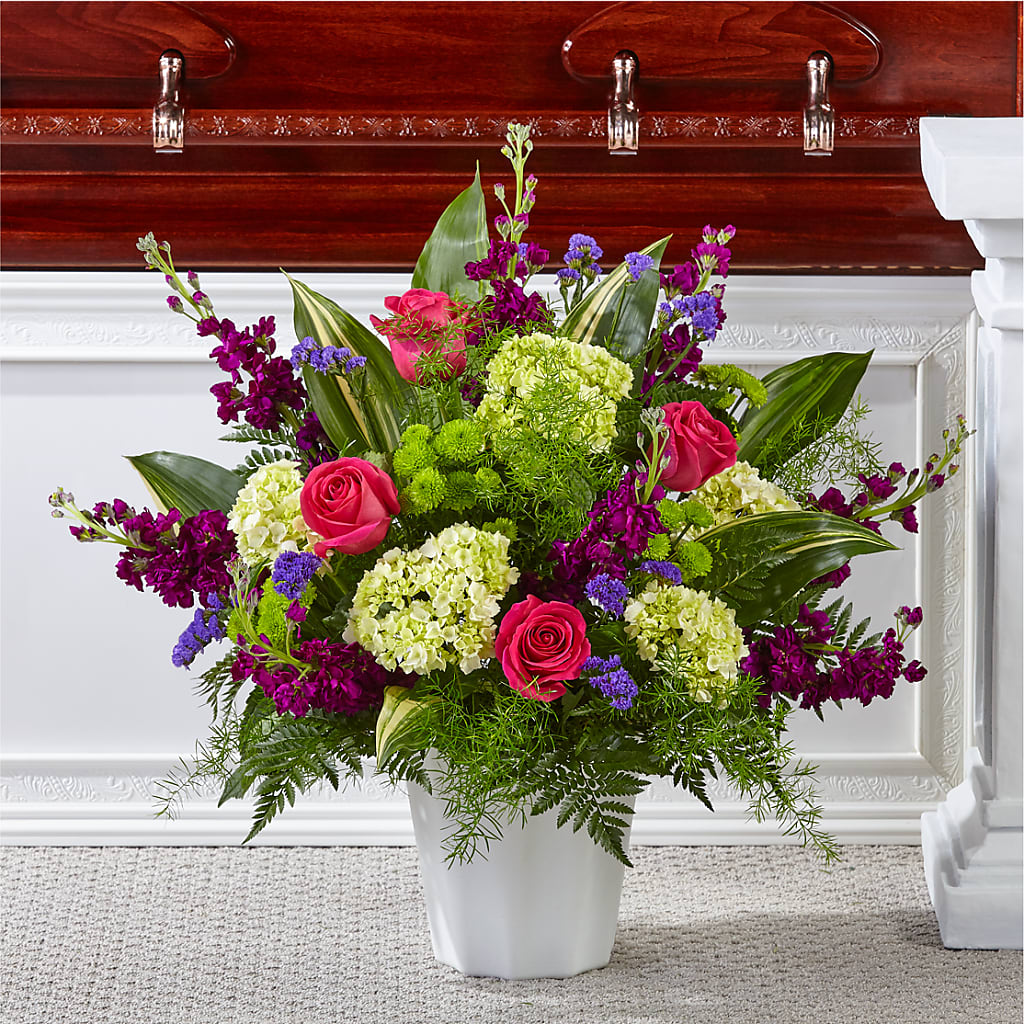 Beautiful Horizons Floor Basket – The Flower Garden, Nettleton MS