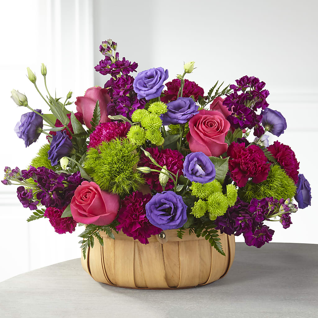 Serene Sanctuary Basket – The Flower Garden, Nettleton MS