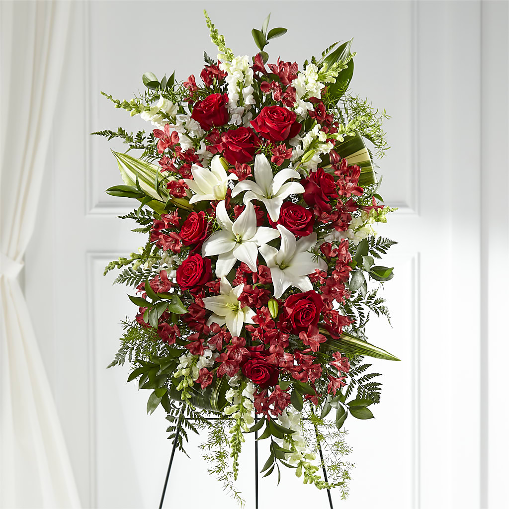 Everlasting Memory Standing Spray – The Flower Garden, Nettleton MS
