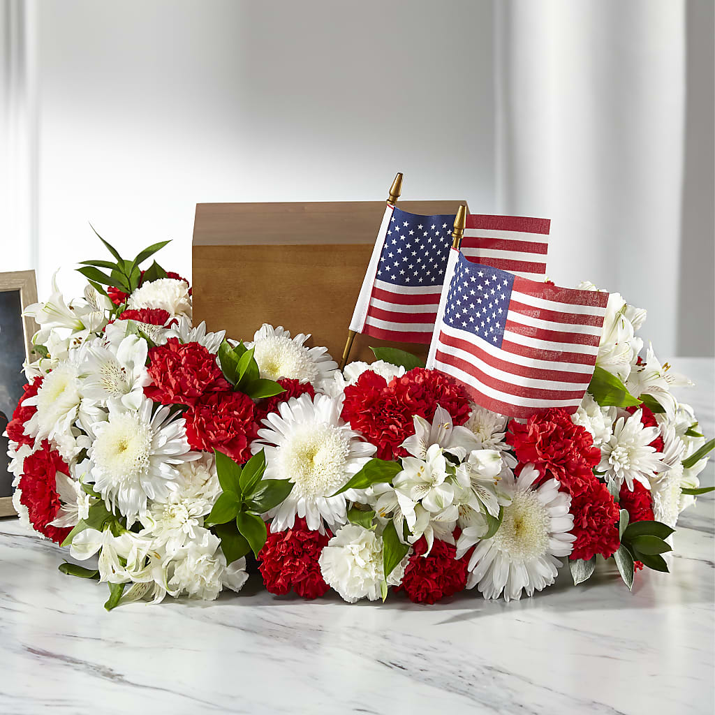Spirit of Patriotism Cremation Adornment – The Flower Garden, Nettleton MS