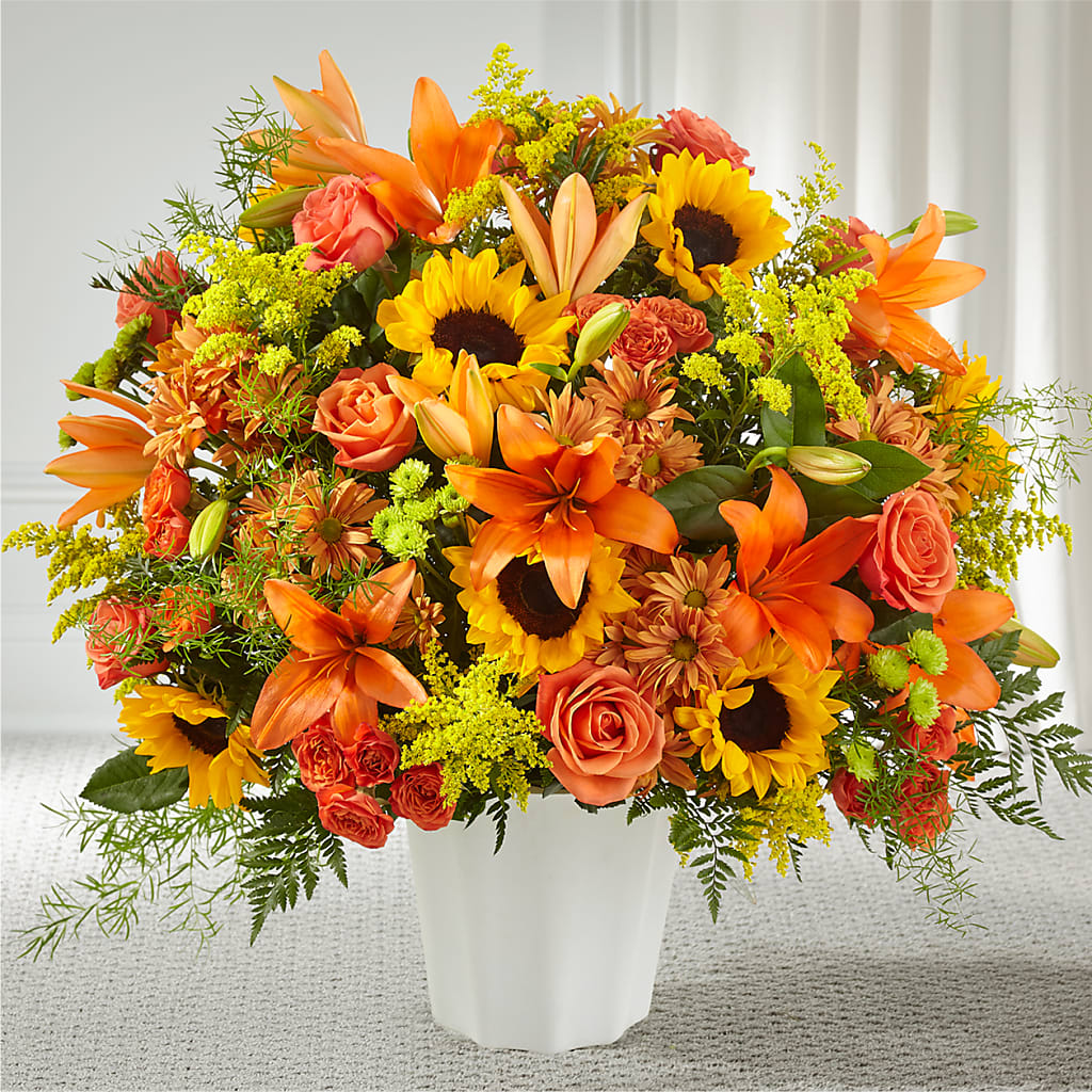 Harvest Thoughts Floor Basket – The Flower Garden, Nettleton MS