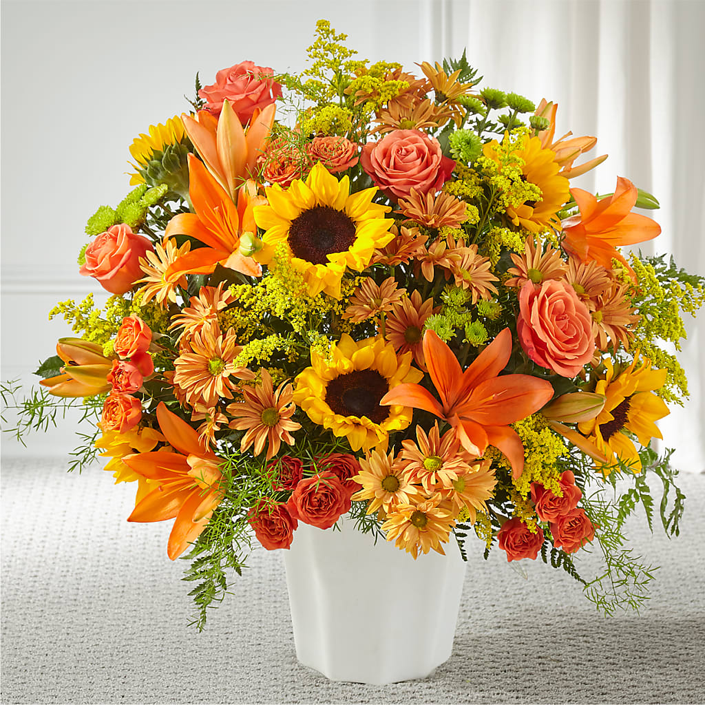 Harvest Thoughts Floor Basket – The Flower Garden, Nettleton MS