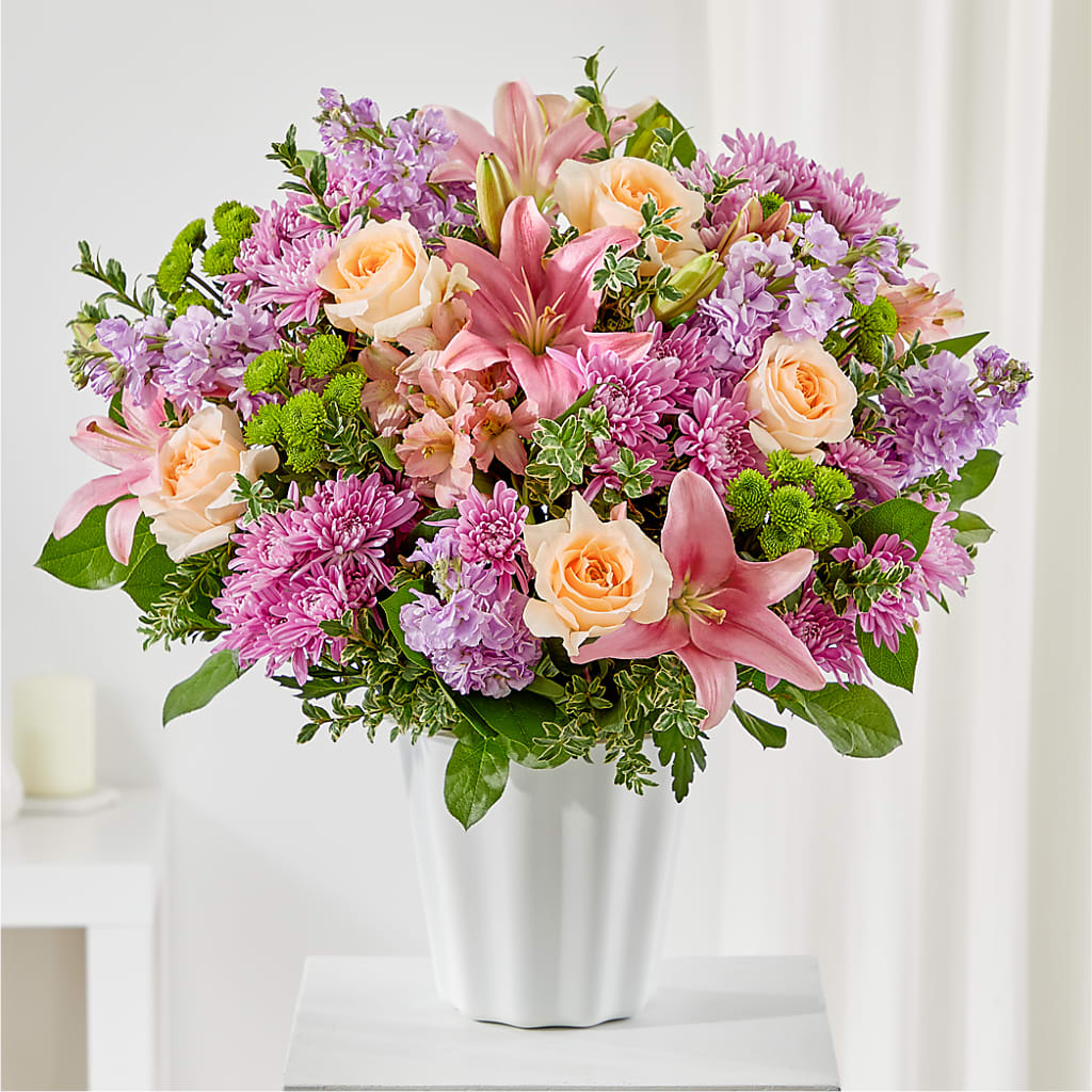 Supportive Embrace Tabletop Basket – The Flower Garden, Nettleton MS