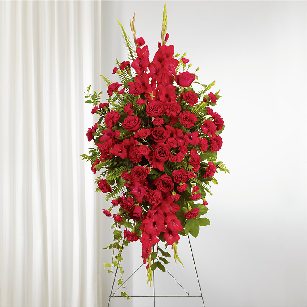 From the Heart Standing Spray – The Flower Garden, Nettleton MS