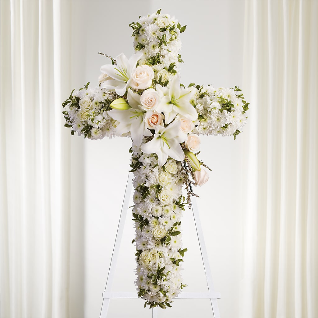 Spiritual Guidance Standing Spray – The Flower Garden, Nettleton MS