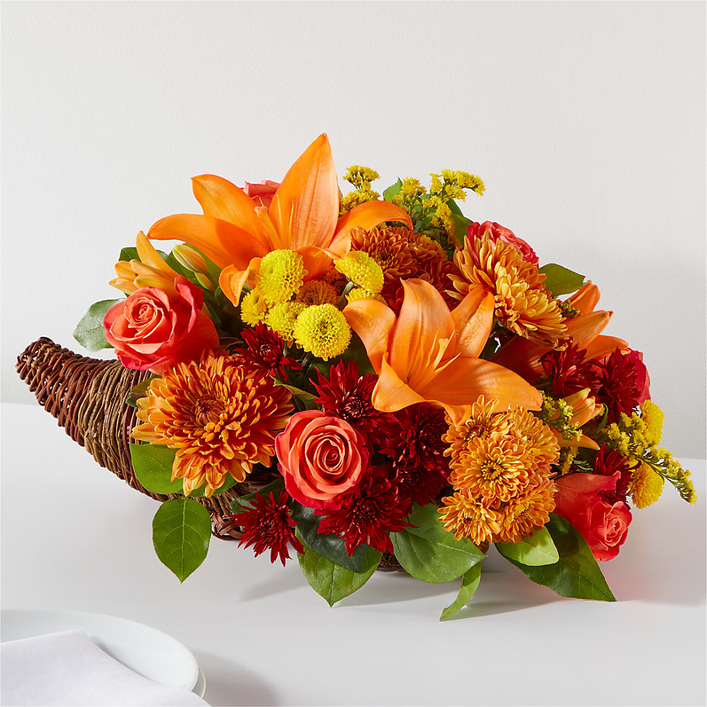 Bouquet of Blessings Cornucopia – The Flower Garden, Nettleton MS