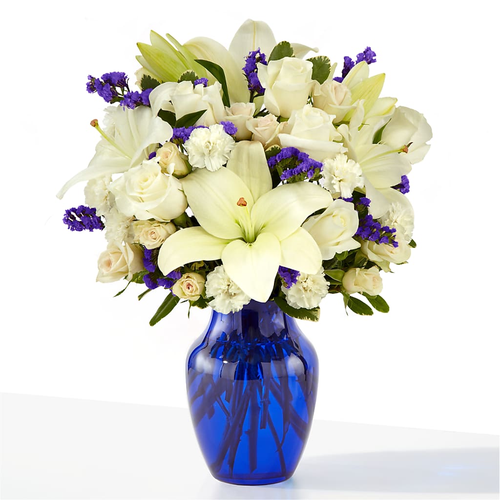 Sapphire Rush Bouquet – The Flower Garden, Nettleton MS