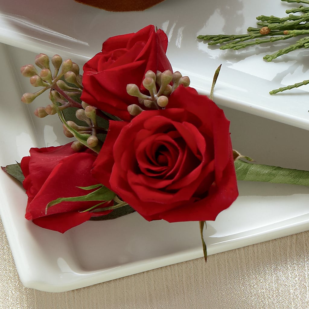 Red Spray Rose Boutonniere – The Flower Garden, Nettleton MS