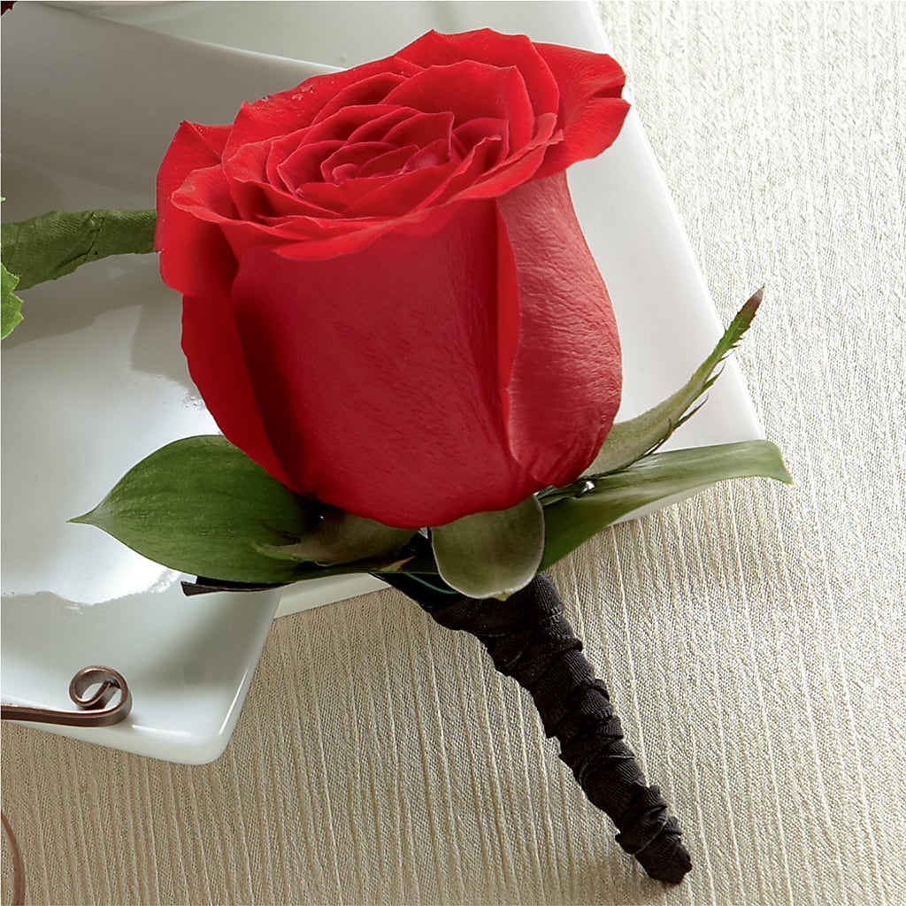 Red Rose Boutonniere – The Flower Garden, Nettleton MS