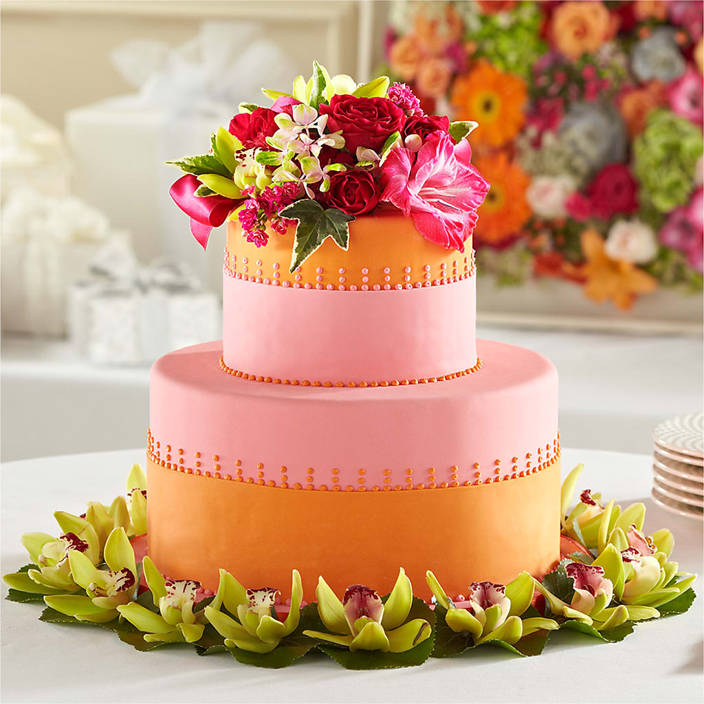 Sweet Citrus Cake Decor – The Flower Garden, Nettleton MS