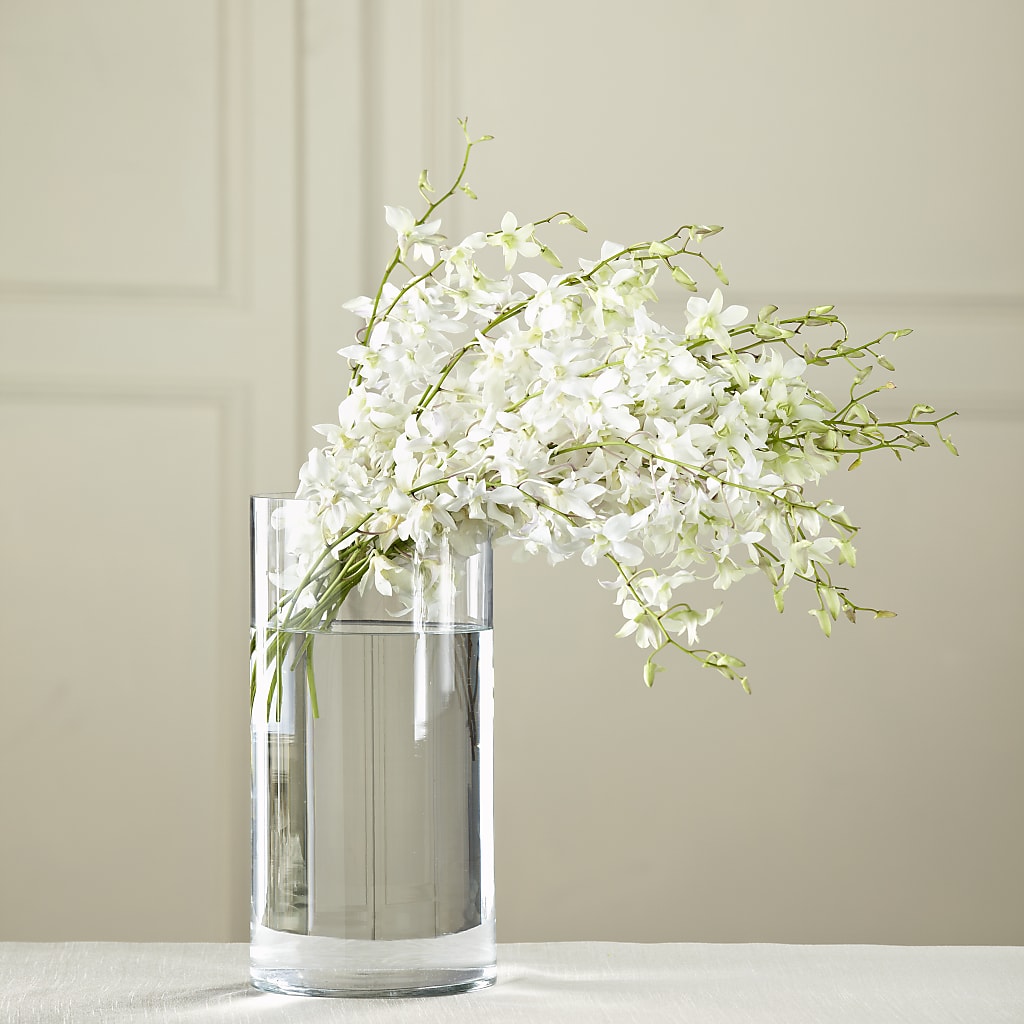 White Dendrobium Bouquet – The Flower Garden, Nettleton MS