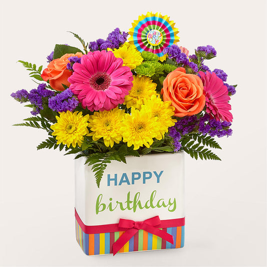 Birthday Brights Bouquet –  The Flower Garden, Nettleton MS