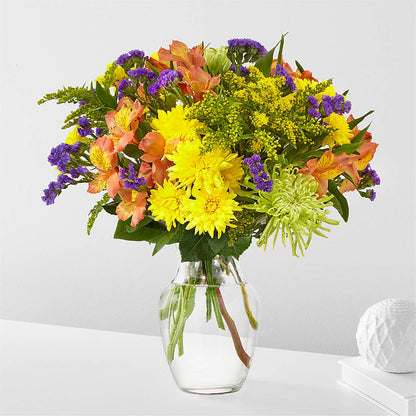 Marmalade Skies Bouquet –  The Flower Garden, Nettleton MS