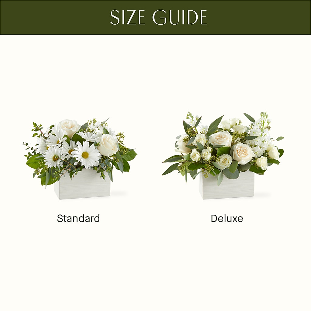 Fresh Linen Box Bouquet –  The Flower Garden, Nettleton MS