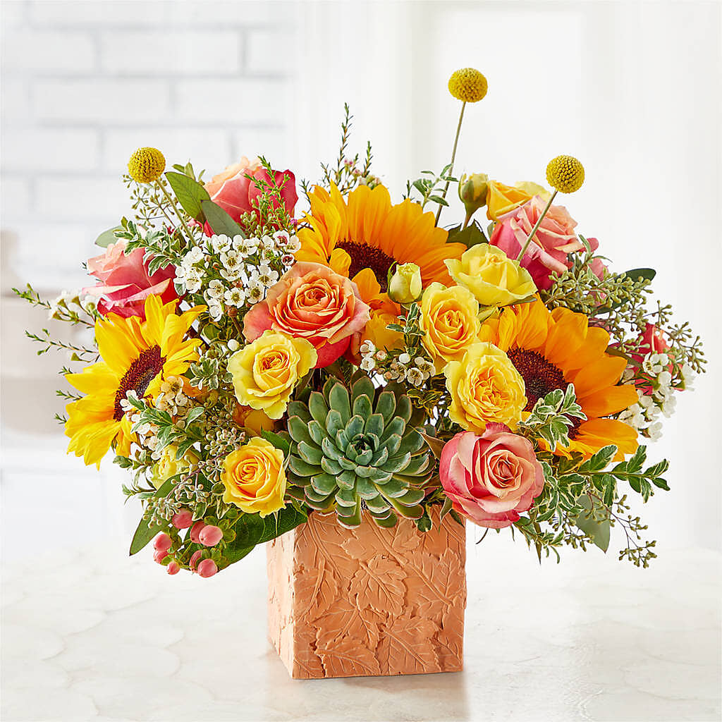 Sunflower Season Bouquet –  The Flower Garden, Nettleton MS