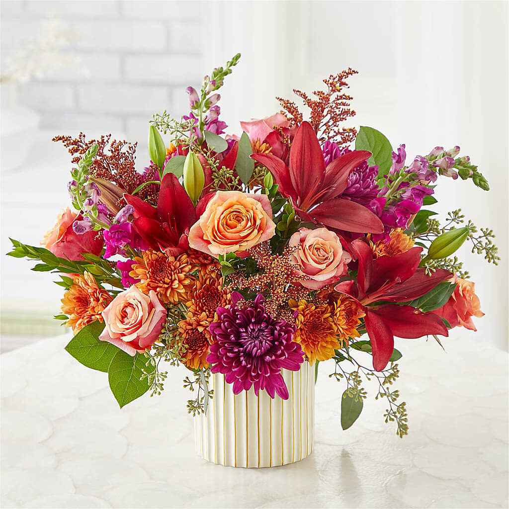 Burgundy Landscape Bouquet –  The Flower Garden, Nettleton MS