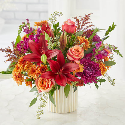 Burgundy Landscape Bouquet –  The Flower Garden, Nettleton MS
