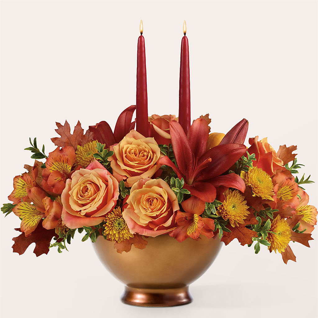 Harvest Table Centerpiece –  The Flower Garden, Nettleton MS