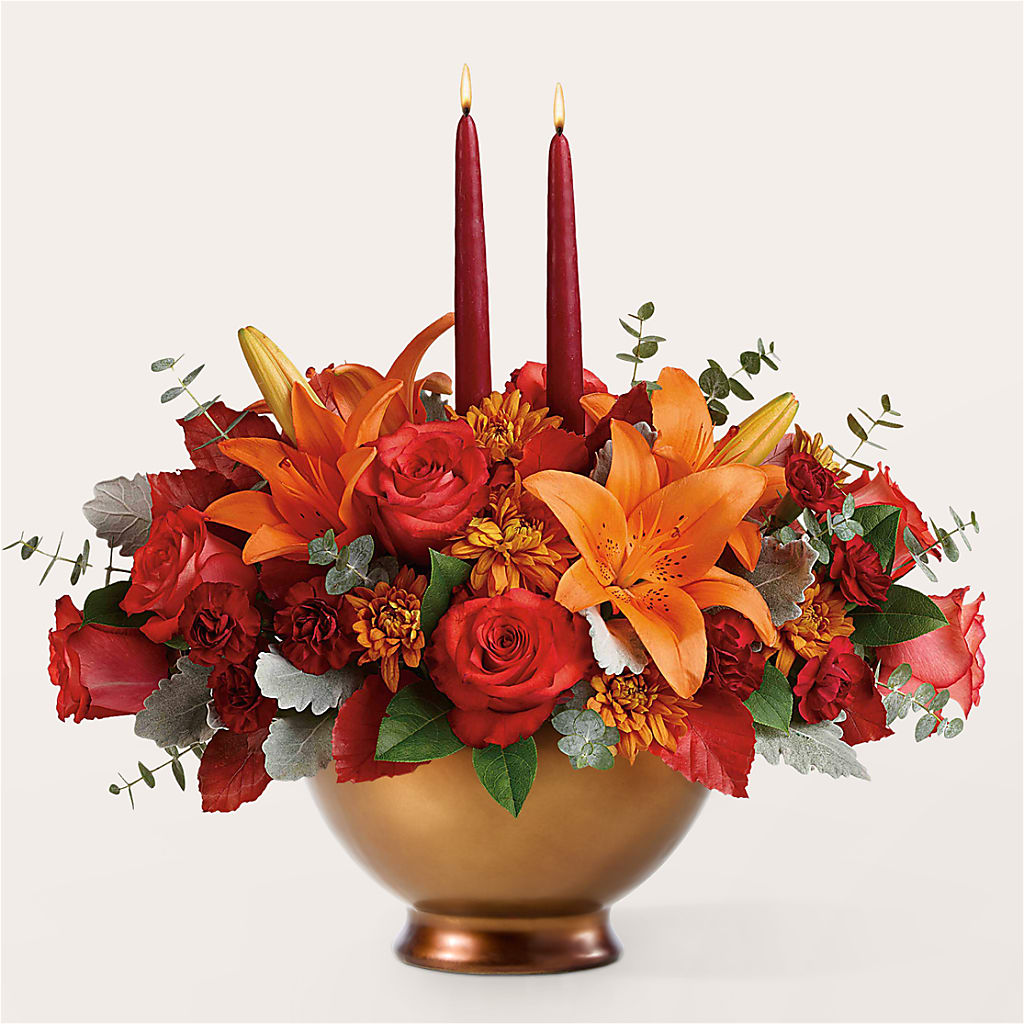 Fruits of Fall Centerpiece –  The Flower Garden, Nettleton MS