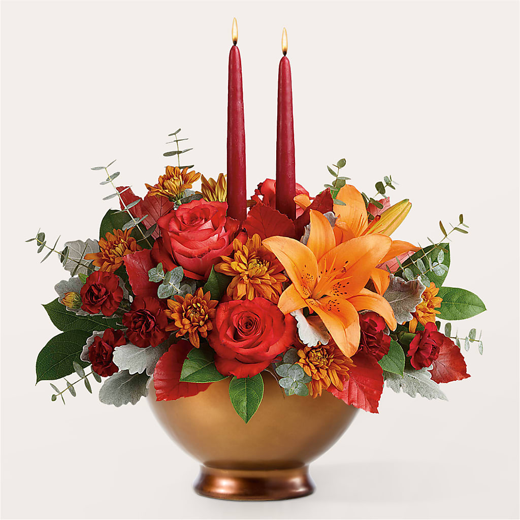 Fruits of Fall Centerpiece –  The Flower Garden, Nettleton MS