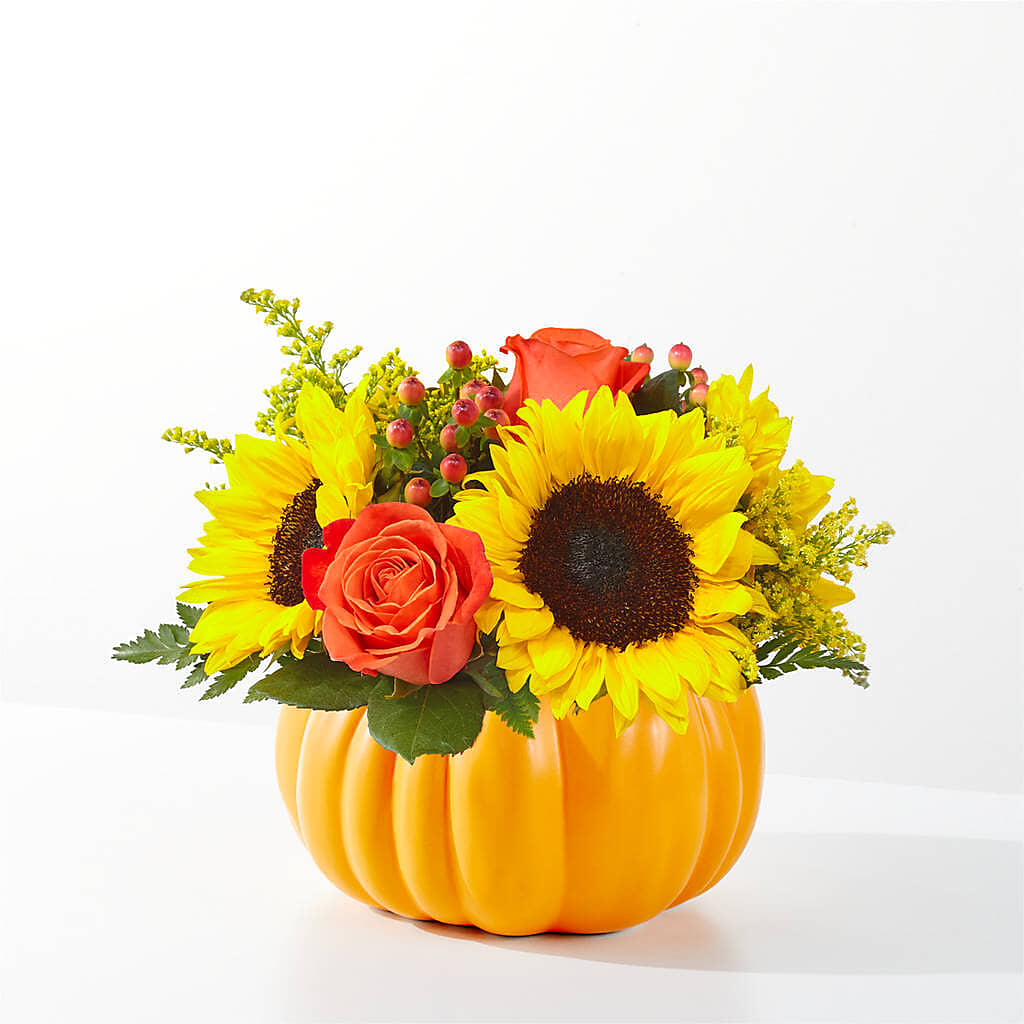 Pick of the Patch Pumpkin Bouquet –  The Flower Garden, Nettleton MS