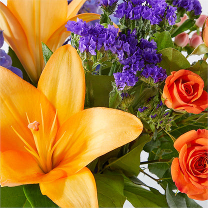 Radiant Citrus Bouquet –  The Flower Garden, Nettleton MS