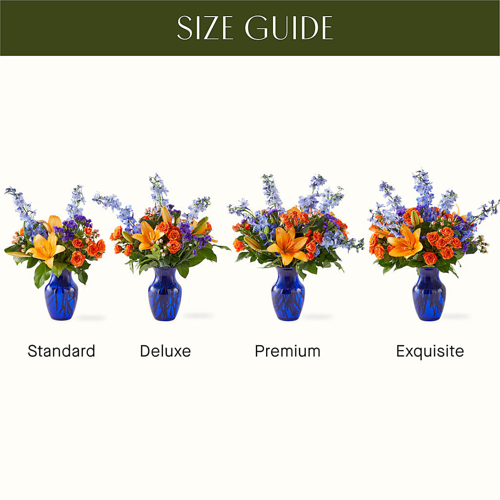 Radiant Citrus Bouquet –  The Flower Garden, Nettleton MS
