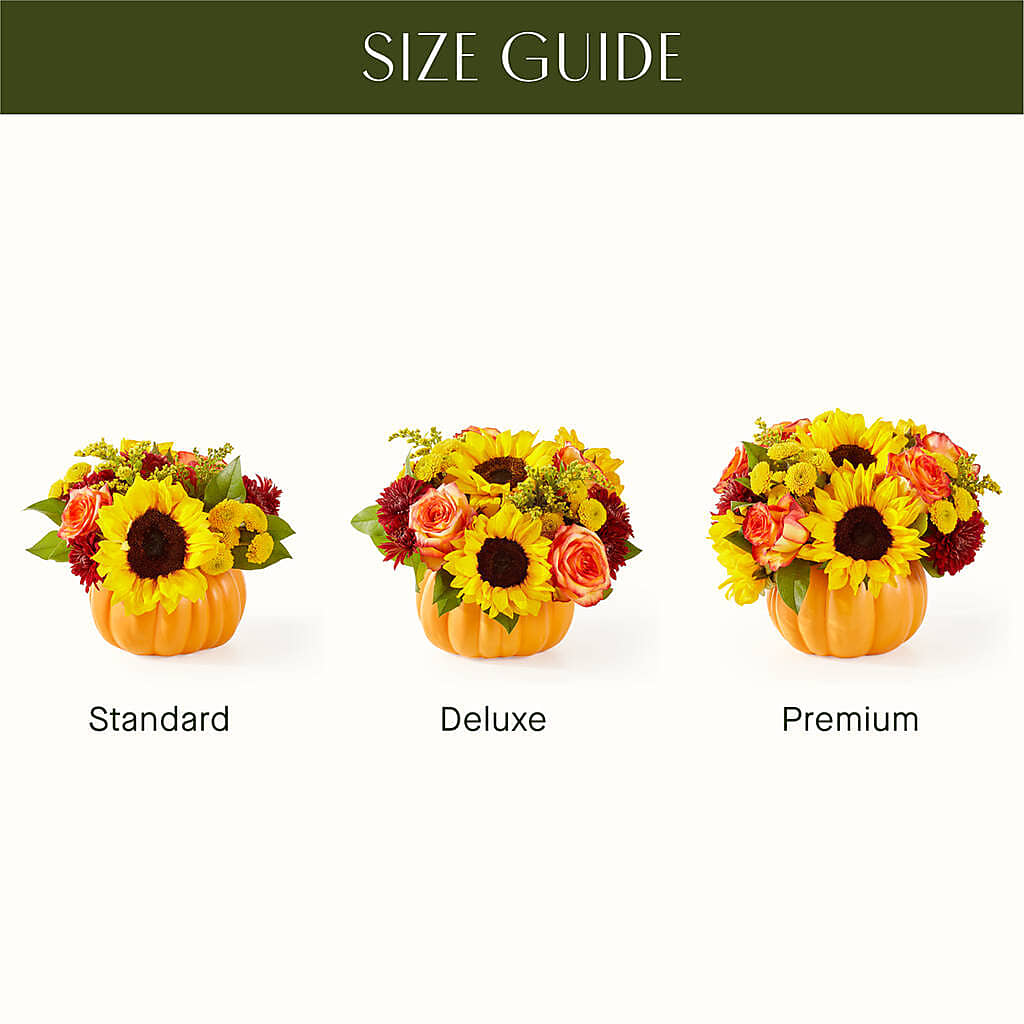 Golden Gourd Pumpkin Bouquet –  The Flower Garden, Nettleton MS