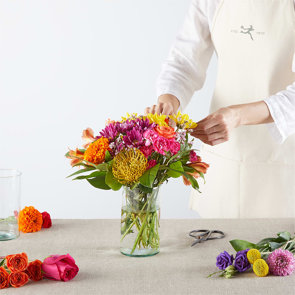 Feast of Color – A Florist Original –  The Flower Garden, Nettleton MS