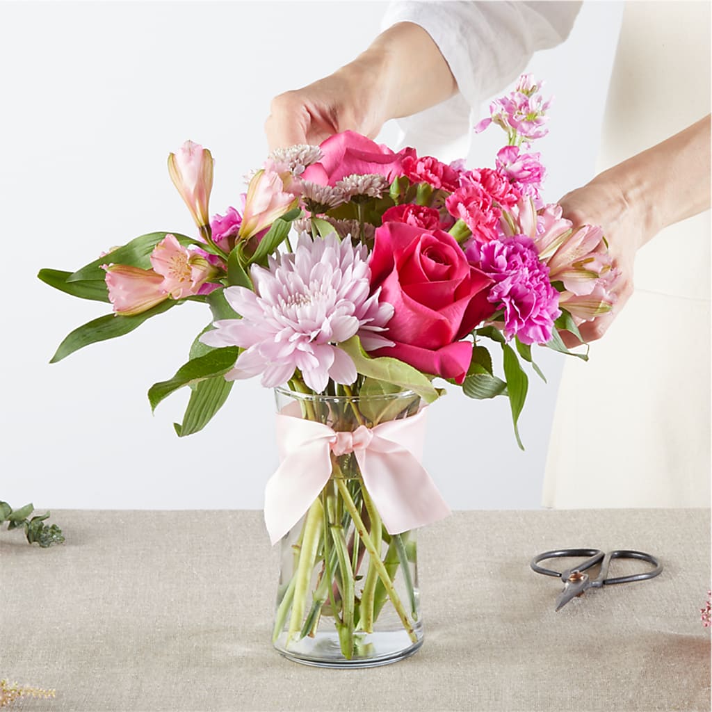 Pink Ribbon - A Florist Original –  The Flower Garden, Nettleton MS