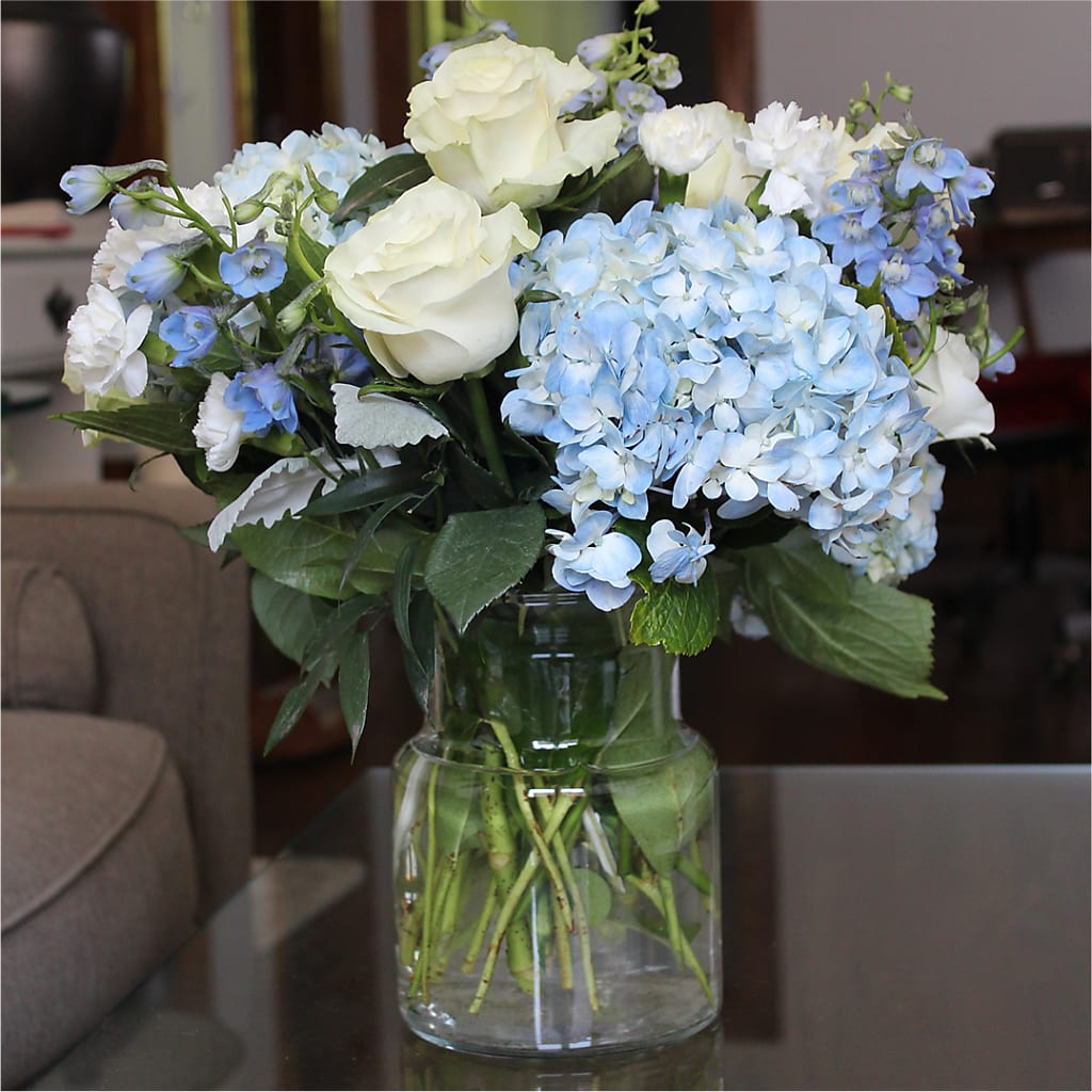 Clear Skies Bouquet –  The Flower Garden, Nettleton MS