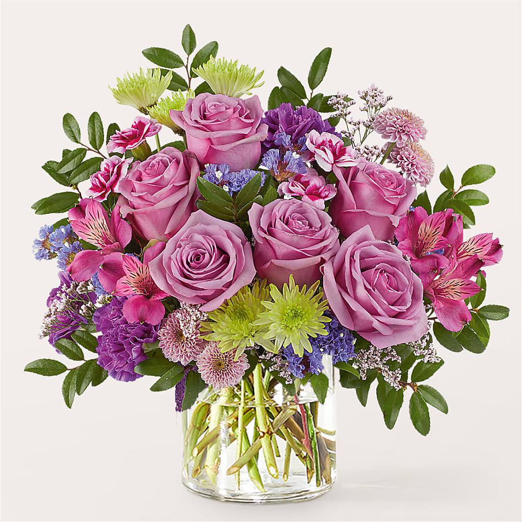 Glass Half Full Bouquet –  The Flower Garden, Nettleton MS