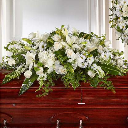 Abundance Casket Spray –  The Flower Garden, Nettleton MS