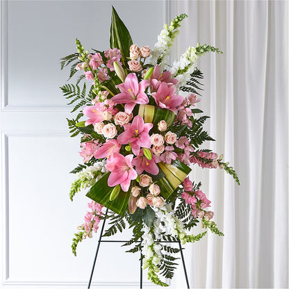 Elegant Embrace Standing Spray –  The Flower Garden, Nettleton MS