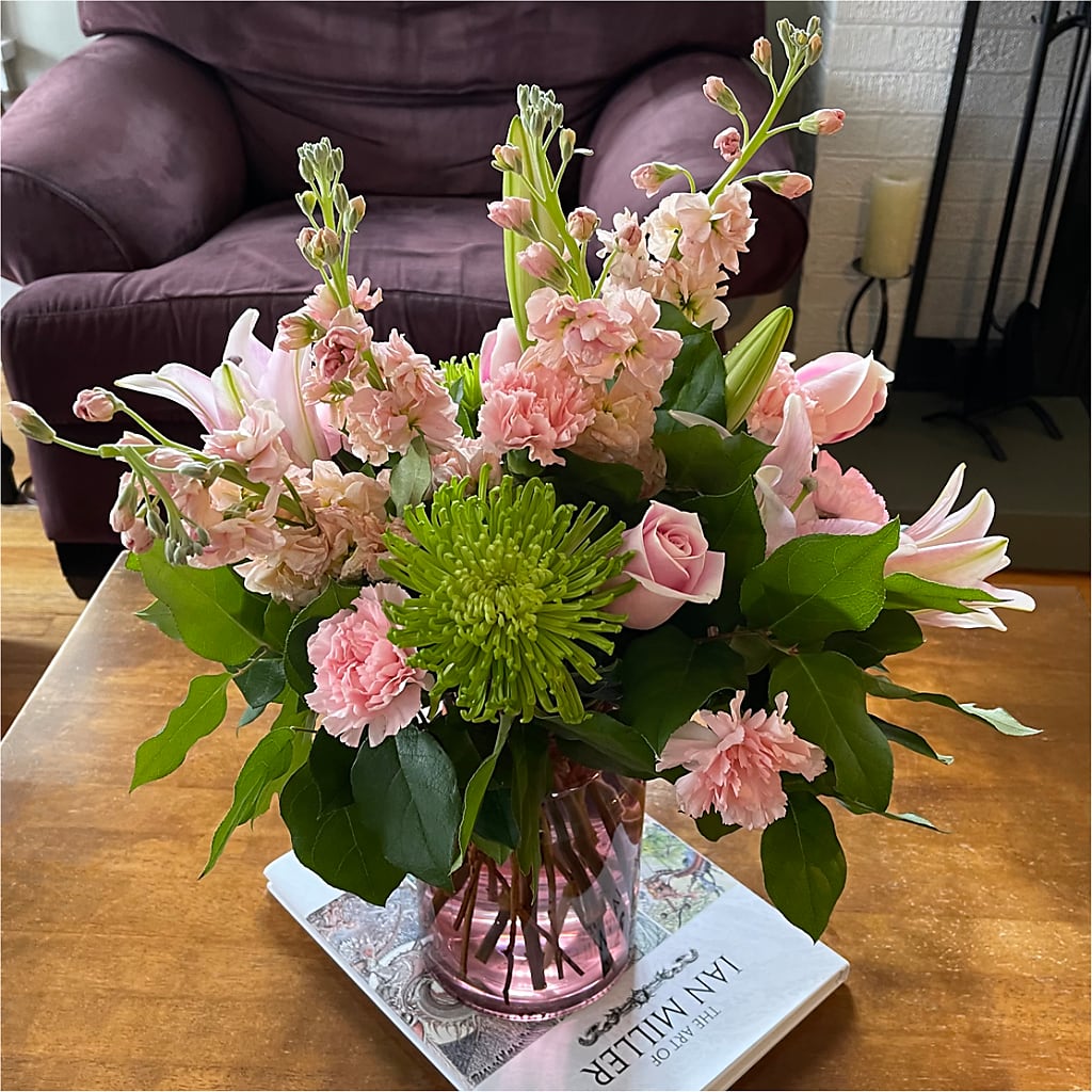 Pretty in Pink Bouquet –  The Flower Garden, Nettleton MS
