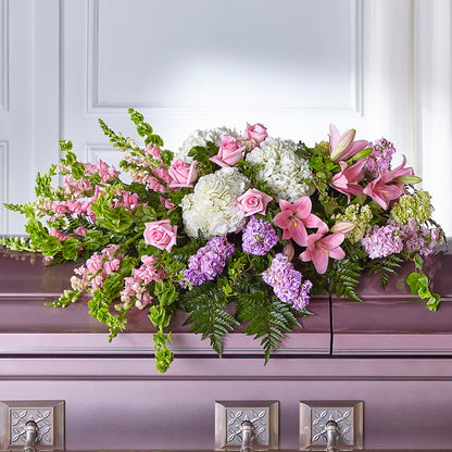 Life's Gratitude Casket Spray –  The Flower Garden, Nettleton MS