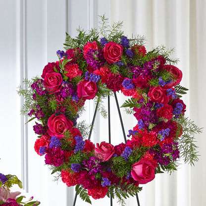 Calming Colors Wreath –  The Flower Garden, Nettleton MS